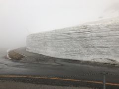 大観峠を抜け、室堂まで。室堂から歩いて雪の大谷まで。