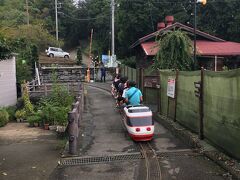 子どもに人気の「ふるさと鉄道」
前回訪れた時は、ミニSLでしたが今回はロマンスカーでした！