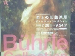 名古屋市美術館で開催されていた「至上の印象派展 ビュールレ・コレクション」
金曜日は夜8時まで開館していました。
ルノワール作「可愛いイレーヌ」
大阪国際美術館以来でした。