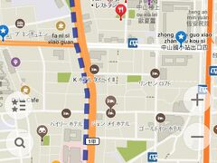 「晴光商圏」で朝飯とします、鴨川旅館からも1000ｍくらいの近場ですから丁度いい！

（マップルート通りには歩いてません）