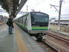 横浜線です。
日中の時間帯は、快速電車があります。
乗りましょう。

⑦横浜線快速.桜木町行
八王子.15:50→東神奈川.16:38
(42.6km/乗0:48)
[乗]JR東日本.サハE233-6221