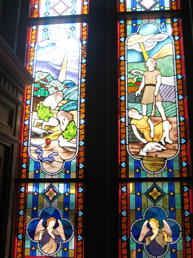 ステンドグラスです。