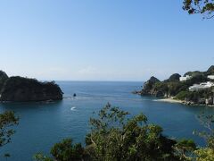 中央に何となく見えるのがトンボロの海岸ですが、今日は潮位の関係で見えない。日本では数カ所しか見ることができないトンボロ現象、海水浴場やダイビングスポットも多数あるので、海を楽しみたい方にオススメです。