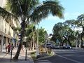 パペーテ市内のメイン通りは、歩道も広くて綺麗に
整備されています。