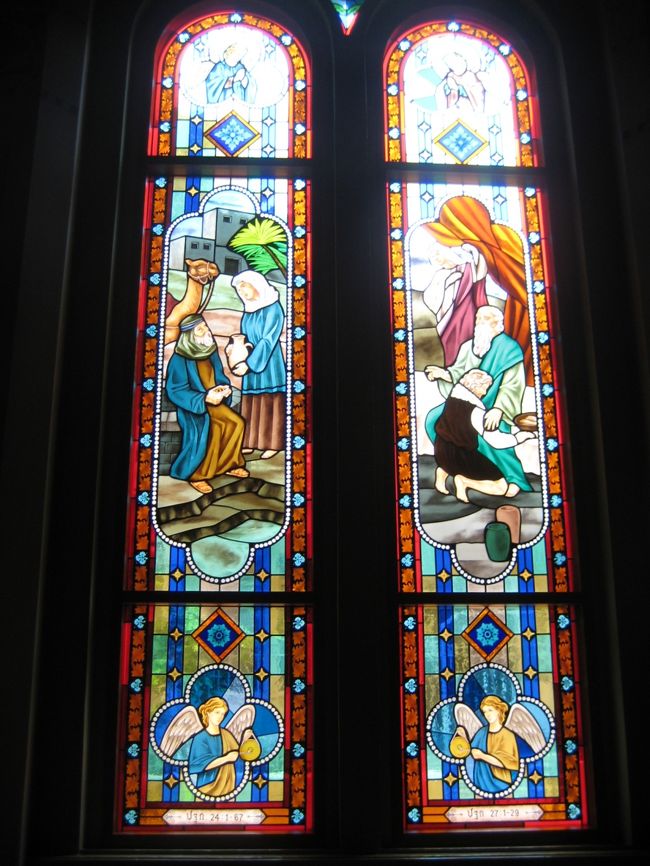 ステンドグラスです。<br />