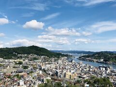 千光寺公園からの景色①　東側

展望台から見える景色はこんな感じです！

ロープウェイ乗り場からは、
さらに高い所へ来ています。

街の様子もよく見えます（*^_^*）