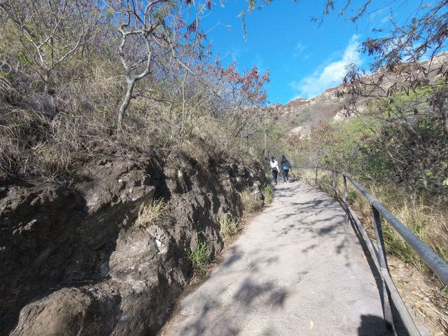 緩やかで平らな道を後続の方達にどんどん追い抜かれながらずんずん登って行き、ふと気がつくとかなり厳つい道になっています<br />更年期真っ只中の私はもはや体温調節が制御不能で滝の様な汗<br />日焼け止めなどすっかりさっぱり流れ去っています<br />嗚呼、50の日焼けは命取り