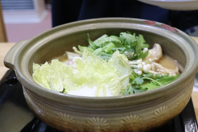 夕食<br />ぼたん鍋