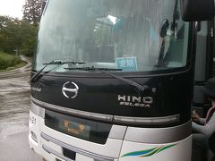 立山高原バス
12:40発　室堂駅行きに乗ります。