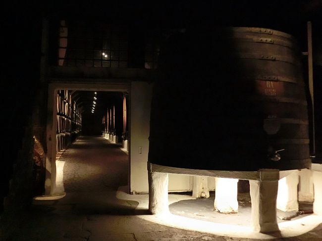 蔵の中は濃厚なワインの香りでいっぱい。<br />弱い人は匂いだけで酔いそう。<br /><br />ルビーワインとホワイトワインを試飲させてもらったけど、ポートワインって甘いんだなあ。食前酒としてや、食後にチョコを食べながらっていうのが分かる気がする。<br /><br />サンデマンのワインが練りこんであるチョコをお土産に購入。<br />白ワインは珍しいらしいんだけど、ワインは荷物が重くなるからね…