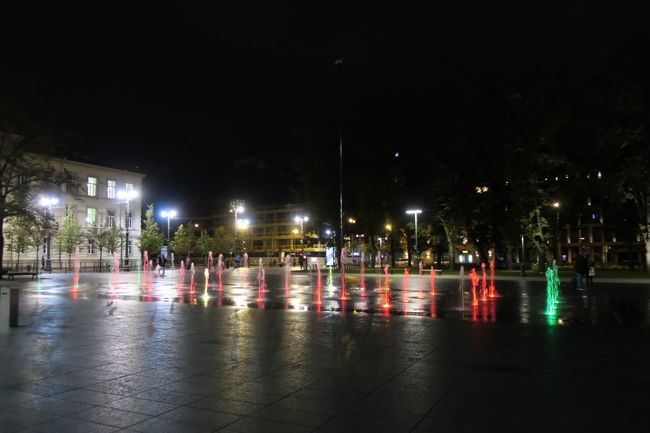 今日街歩きしなかった、ケディミノ大通りを歩きます。<br /><br />旧市街とは違って、デパートなど近代的な建物が<br />沢山ある通りで、若者で賑わっていました。<br />ディスコ？ナイトクラブ？的な場所もあるようです。