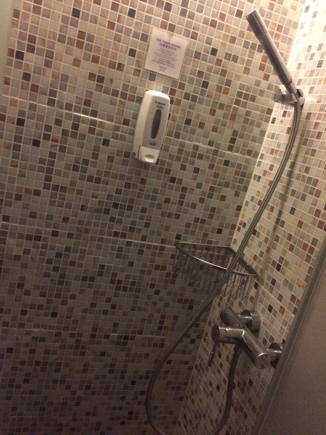 高層階でしたが、シャワー水圧もばっちり。強いていうなら下の排水が悪い為、出しっぱなしにしているとどんどん溜まって行く。