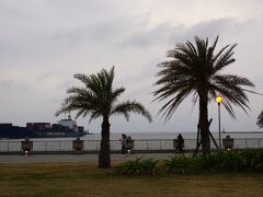 また降りてきて、自転車を回収し、夕日がきれいだという西子湾へ。
天気が全然で話になりませんでしたが、男ひとりやし別にええわ。