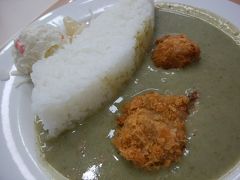 黒部ダムカレー
タイのグリーンカレーで、辛口です。