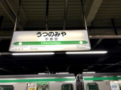 宇都宮といったら餃子、餃子を食べたいですが乗り継ぎ時間が少ないので、ここは諦めることに...

宇都宮線(東北線)は乗り継ぎがよく、乗り継ぎ待ち時間がほとんどないので、乗り換え駅で一服はできません...