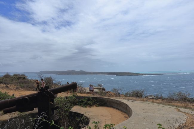 灯台跡がある場所に砲台跡が。