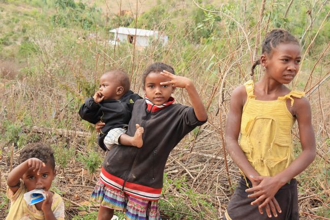 途中であった地元の人々です。