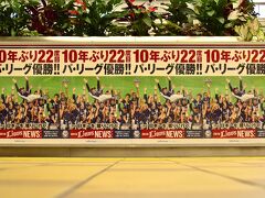 埼玉西武ライオンズ
10年ぶりのパ・リーグ優勝！！おめでとうございます
(⌒▽⌒)／゜・:*【ネ兄】*:・゜＼(⌒▽⌒)

西武線の所沢駅にやって来ました
