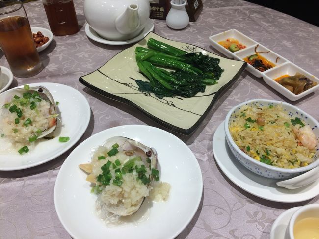 ホテルで昼寝して、起きたらまたご飯。