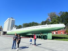 潜水艦博物館　普通に道の横に置いてあってびっくりです