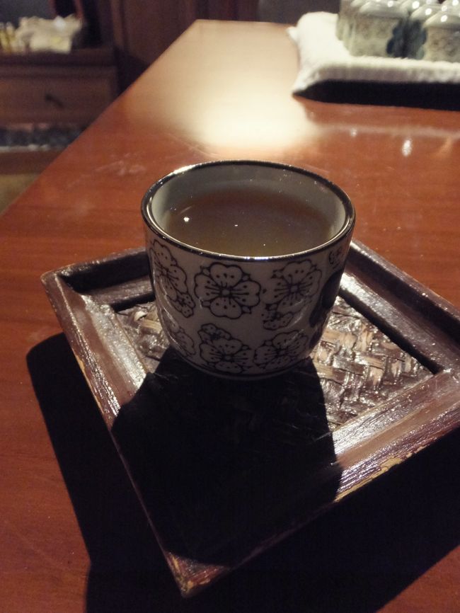 施術後には、ハーブティーが提供されます。