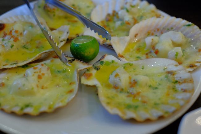 Baked scallop<br />ホタテのバター焼きは、毎日でも毎食でも食べたいほど気に入りました。