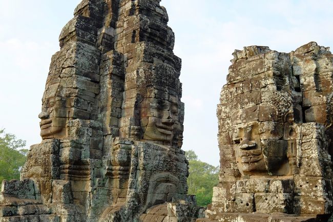 今日もアンコール・トム /Angkorthomへ。<br />バイヨン／Bayonは何度見ても飽きません。<br />旅行前はそれほど興味なかったのですが、実物の迫力は違います。 