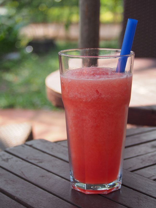 Watermelon　Juice<br />暑い中を歩き回ったので、フローズンは有難かったです。