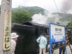 最初の停車駅はこちらの陸中大橋駅です。