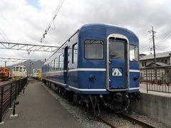 まずは下吉田駅にあるブルートレインテラスへ。
