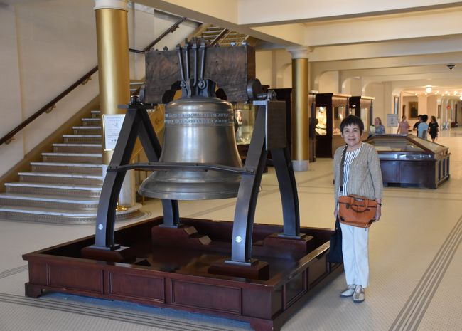 「自由の鐘」の複製。<br /><br />実物はフィラデルフィアにあります。