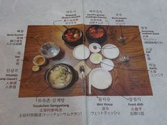 荷造りして、しばらく休んでたら復活してきたのでお昼ゴハンにGO！

やってきたのは『土俗村』
参鶏湯の有名店です。

日本語の説明書きアリ。