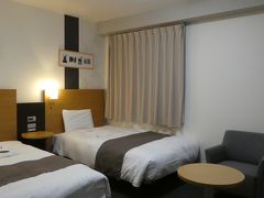 宿泊はこれまたいつもの「コンフォートホテル仙台東口」さん
部屋もいつもの（笑）ツインルームだよん