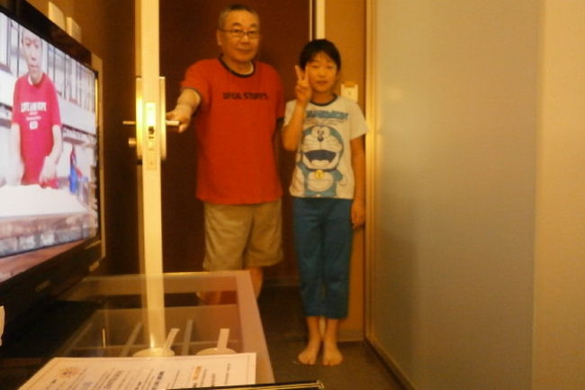 歩きつかれホテルで小休止