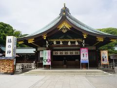●真清田神社

拝殿です。
お祀りされている神様は、天火明命（あめのほあかりのみこと）です。
これから先、尾張の国での旅が無事に出来ますように…とお願いしました。
