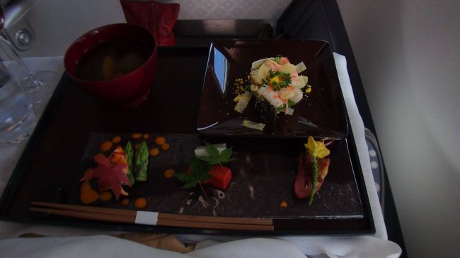 機内食にもびっくり。今までのガルーダの印象は一変しました。