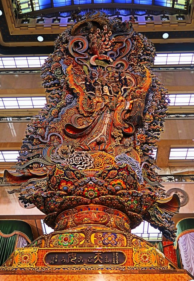 ♥佐藤 栄作　銅像　三越謹製　骨董品　仏像　ブロンズ像 日本橋-6 日本橋三越本店 〔天女（まごころ）像〕に会いに