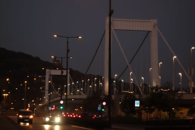 エルジェーベト橋<br /><br />元々は皇妃の名前にふさわしい装飾的な橋でしたが、第二次世界大戦で破壊されて、１９６４年に現在のシンプルな橋が再建されました。<br /><br />