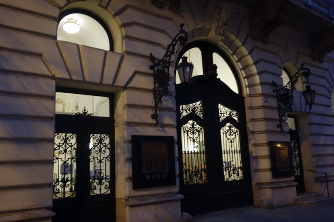 ドアの鉄細工模様が素敵です。