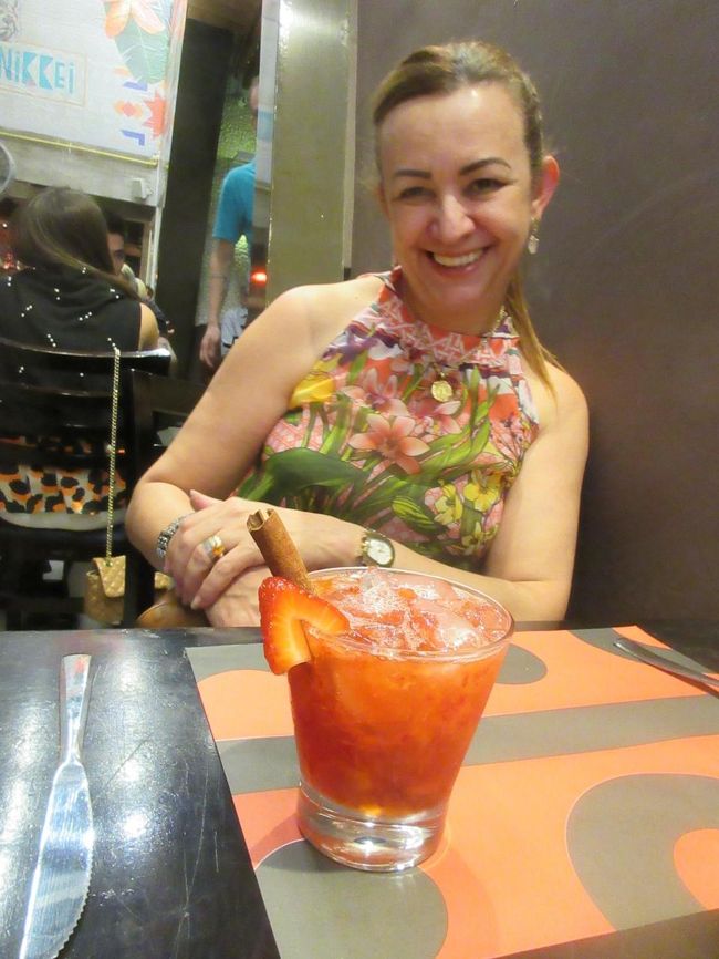 日本酒の苺カクテル<br /><br />