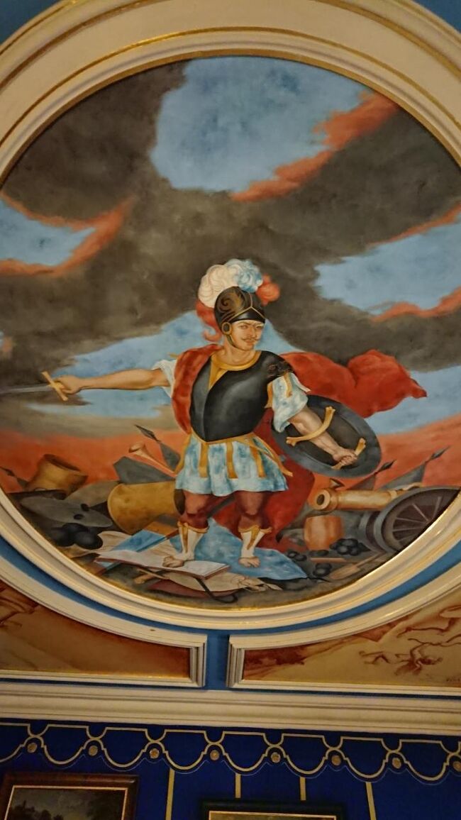 Stury with Paintings (22)にはスバラシイ絵画が多く展示されているが天井にあるピョートル1世が一番目立ってる足みじかっ<br /><br />