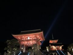 いよいよ清水寺の夜間拝観です。