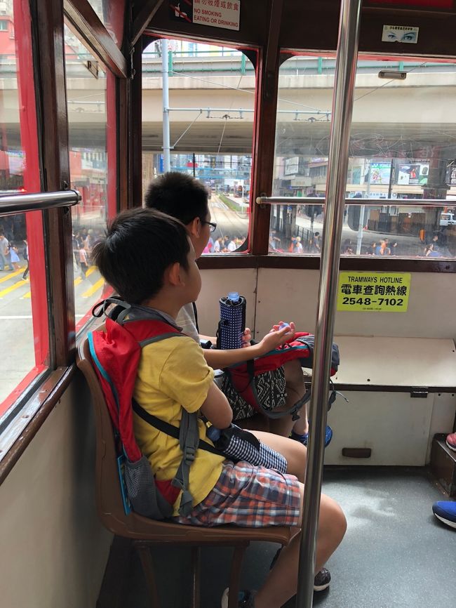 あ、トラムに乗ってます。グーグルマップをみてもレパルスベイへ行くバス乗り場がどうしてもわからずレパルスベイは断念しました。<br /><br />代わりにトラムに乗って車窓観光です。