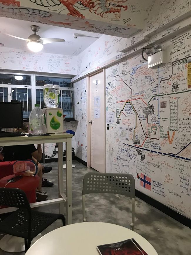 予約していたRainbow Lodge HKに到着。<br />場所は尖沙咀のど真ん中で便利です。<br />しかしドミトリーなんて初めて・・・。まあ寝るだけだから。