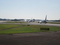 飛行機での移動