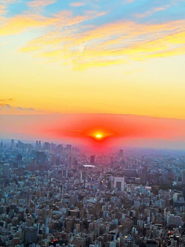 東京 日の入り