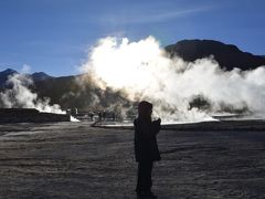 【ツアーに参加：タティオ間歇泉の温泉／サン・ペドロ・デ・アタカマ】

.......しかも........気温マイナス１２度C.............
