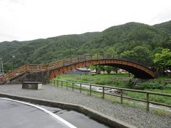 奈良井川を渡るための橋は
この道の駅のシンボル的存在の木曽の大橋