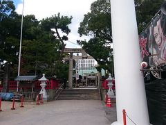 食後の散歩しに唐津神社へ&#128694;
唐津くんちの準備中&#128516;