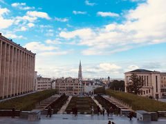 ブリュッセル中央駅に向かっていくと、芸術の丘につきました。

季節がいいとフランス式庭園が更に美しくなるんだろうなぁ

ブリュッセルの街が小さく見え、美しいの一言に尽きます。
